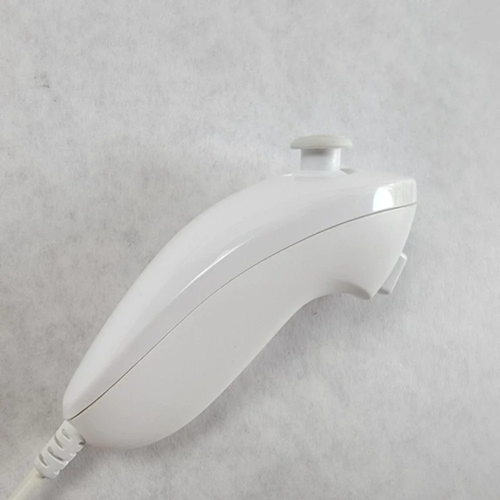 OEM Nintendo Wii Wheel &‎ 2 Nunchuck Controllers Bundle Tested Works Mario Kart